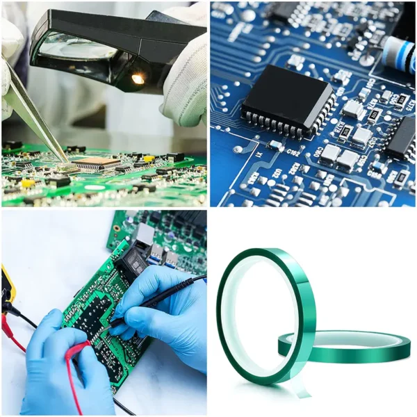зеленая прозрачная лента сухая пленка паяльная маскировка pcb - 图片 5